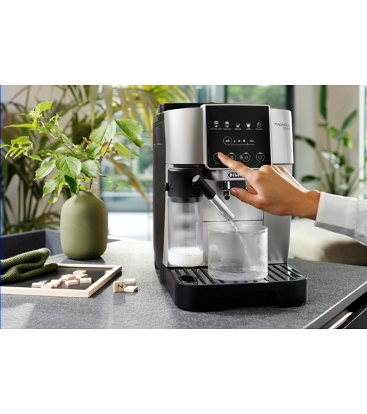 Кофемашина автоматическая DeLonghi ECAM220.80.SB серебристый, исп. кофе - молотый/зерновой, 1.8 л, 1450 Вт, 15 Бар.