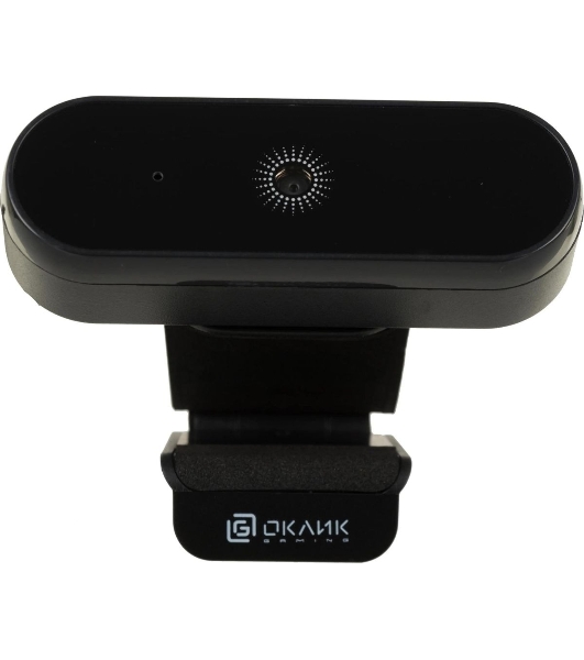 Веб-камера OKLICK OK-C008FH 1920x1080, 30 кадр/с, USB Type-A, микрофон (шумоподавление), автоматическая фокусировка, универсальное крепление