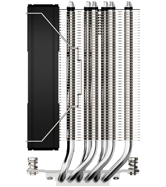 Кулер ID-COOLING SE-610-XT BASIC черный 120мм алюминий/медь 2000rpm 29.85db 4-pin 250W 151мм
