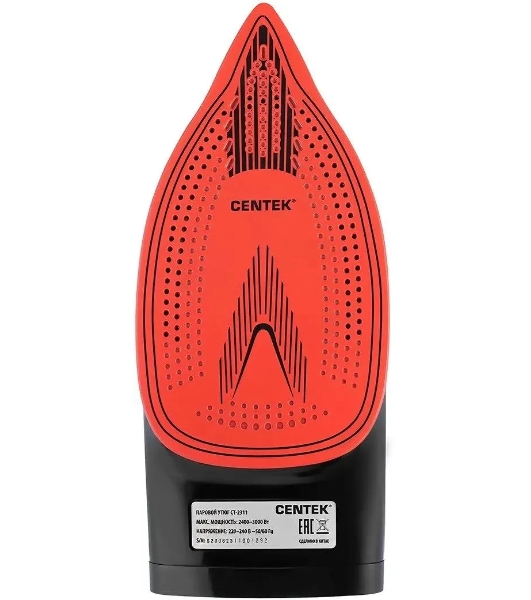 Утюг Centek CT-2311 черный/красный, 3200 Вт, 50 г/мин, 190 г/мин, 400 мл