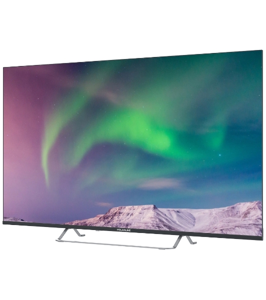 Телевизор PolarLine 55' 55PQ71STC-SM черный QLED UHD 50/60Hz Smart U