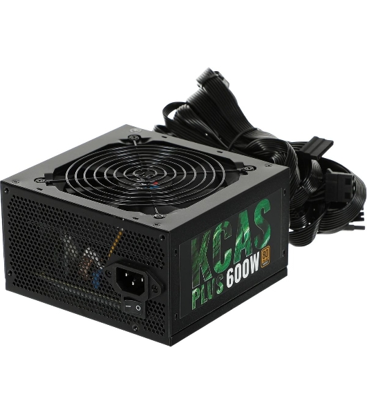 Блок питания Aerocool/Formula KCAS PLUS 600W, 600Вт, 80 PLUS Bronze, 120мм, черный