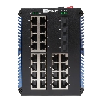 Коммутатор EKF TSX-U-4GX/SFP-24GTP, 24×1 Гбит/с PoE + 4×1 Гбит/с SFP, неуправляемый, фото3