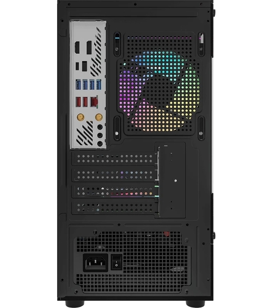 Компьютерный корпус AeroCool/Formula Crystal Z1CM черный без БП mATX 5x120мм 1xUSB3.0 audio bott PSU