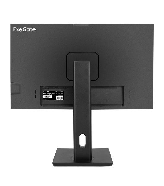 Монитор 27' ExeGate SuperView EA2707CA IPS 2560x1440, 75 Гц, 5 мс, 16:9, 250 кд/м², HDMI 2.0, DP, 3.5 Jack, USB Hub, динамики (2x2 Вт), веб-камера (2 Мп), FreeSync, черный