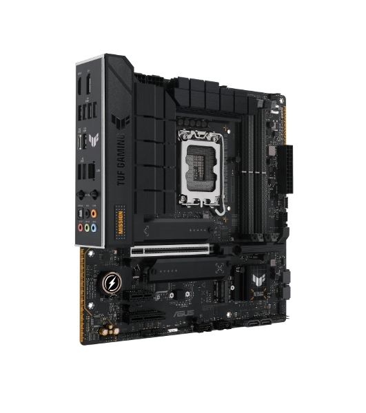 Материнская плата ASUS TUF GAMING B760M-PLUS WIFI II, LGA 1700, Intel B760, 4xDDR5, 4xSATA, 3xM.2, 1xPCIe 5.0 x16, 1xPCIe x4, 1xUSB-A 3.2 Gen 2, 2xUSB-A 3.2 Gen 1, 4xUSB 2.0, 1xUSB-C 3.2 Gen 2x2, 1x2.5Gb LAN, 5x3.5 мм, 7.1, Wi-Fi 6E, Bluetooth 5.3, mATX