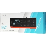 Клавиатура проводная A4Tech Fstyler FKS10, USB, черный/оранжевый, фото4