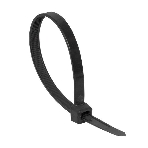 Хомут нейлоновый черный EKF Basic plc-cb-3.6x300 (3,6х300) (100 шт.), фото 1