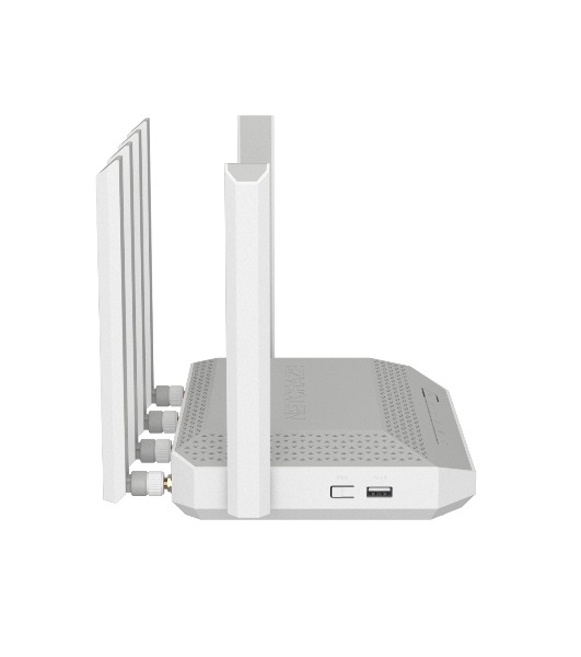Мультигигабитный интернет-центр Netcraze Hero 5G (NC-4110) с модемом 5G, двумя слотами для SIM-карт, Mesh Wi-Fi 6 AX3000, Smart-коммутатором 1×2.5G и 4×1G, многофункциональными портами USB 3.0 и 2.0