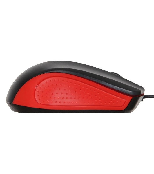 Мышь проводная Acer OMW012 черный/красный, 1200 dpi, USB, кнопки - 3