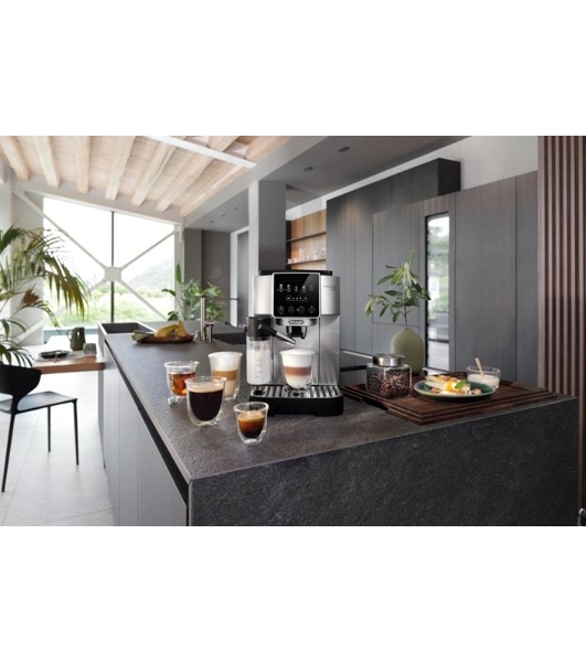Кофемашина автоматическая DeLonghi ECAM220.80.SB серебристый, исп. кофе - молотый/зерновой, 1.8 л, 1450 Вт, 15 Бар.