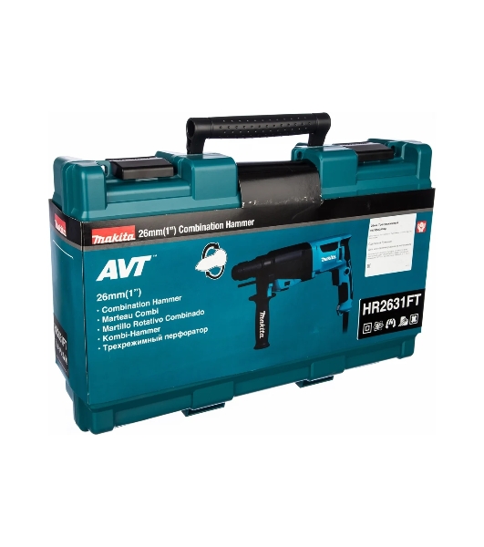 Перфоратор Makita HR2631FT, SDS-plus, 800 Вт, 2,7 Дж, от сети
