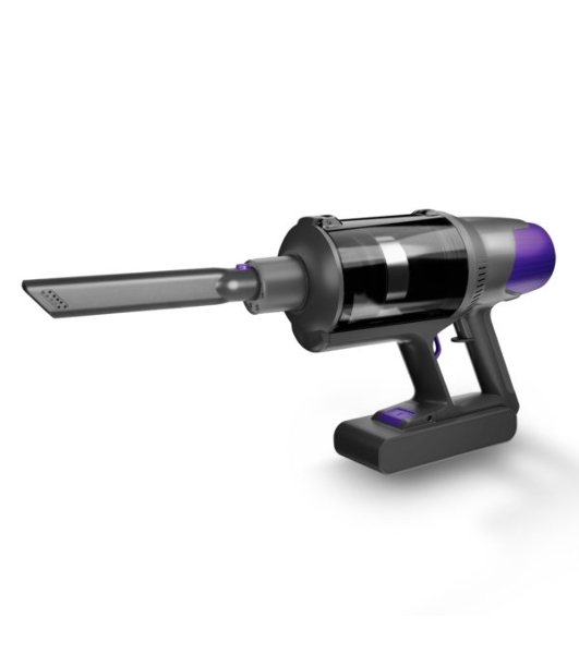Пылесос вертикальный Centek CT-2572 фиолетовый/черный, питание от аккумулятора, 230 Вт, уборка сухая, пылесборник 1.2 л, работа от АКБ max 90 мин