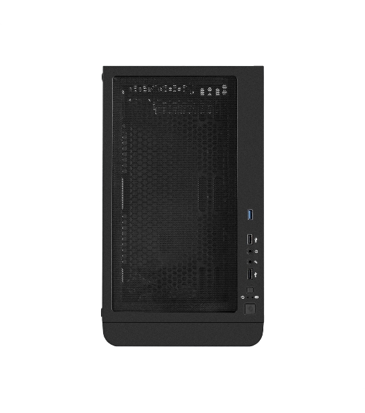 Компьютерный корпус Miditower ExeGate EVO-9202 (ATX, без БП, с окном, 1*USB+1*USB 3.0, аудио, 3 вент. 12см с RGb подсветкой)