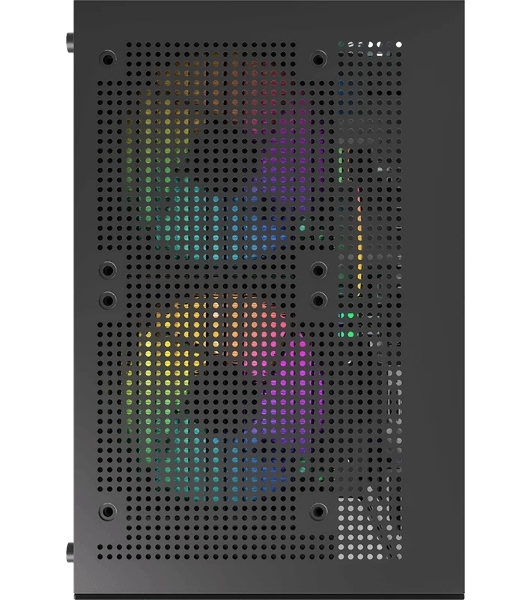 Компьютерный корпус AeroCool/Formula Crystal Z1CM черный без БП mATX 5x120мм 1xUSB3.0 audio bott PSU