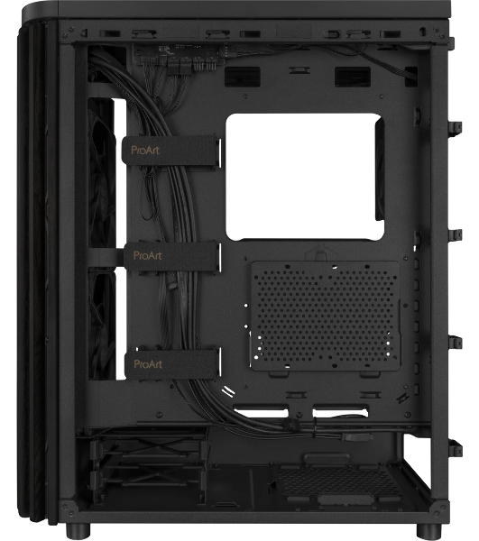 Компьютерный корпус ASUS PROART PA401 WOOD METAL PWM черный