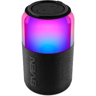Колонка портативная SVEN PS-130 black (10 Вт, USB, Bluetooth, питание от USB/аккумулятора)
