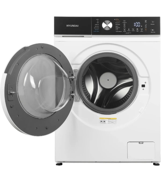Стиральная машина Hyundai WFD8216 белый, загрузка фронтальная 8/5 кг (с сушкой), 1200 об/мин, класс: A+++