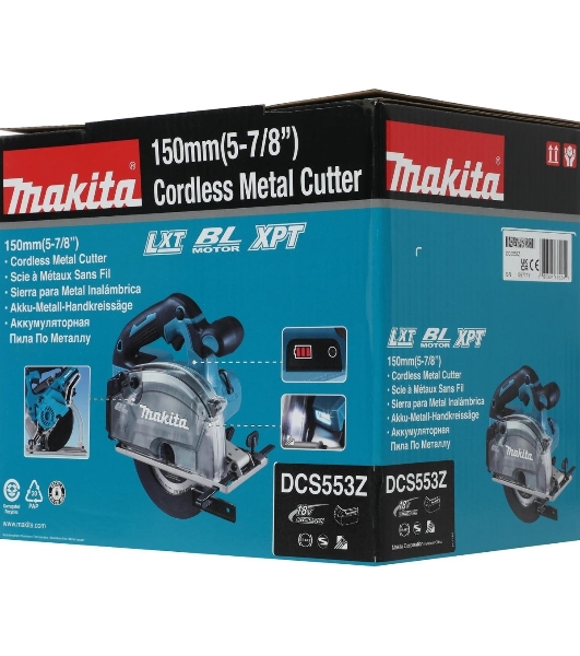 Циркулярная пила (дисковая) Makita DCS553Z (ручная)