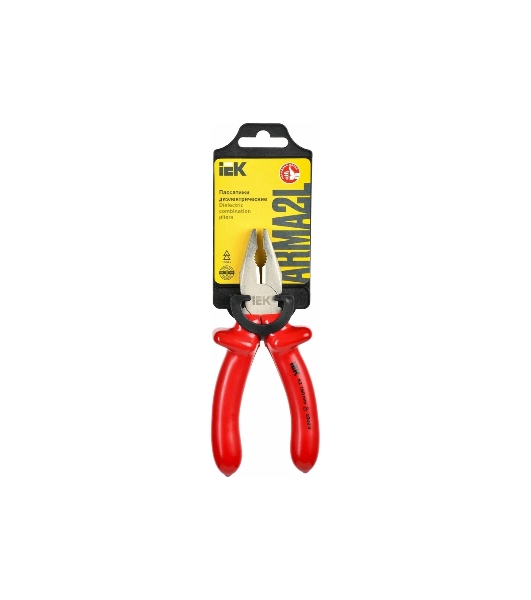 Пассатижи IEK ARMA2L 3 (A2L3-PL20-K2-160) диэлектрические Profi 160 мм 1000В