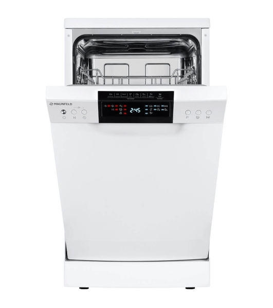 Посудомоечная машина Maunfeld MWF45220W, белый, 44.8 см, 10 компл., 49 дБ, класс A++