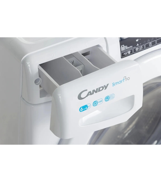 Стиральная машина Candy Smart Pro CSOW4 1364T/2-07 белый, загрузка фронтальная 6 кг, 1300 об/мин., класс: В