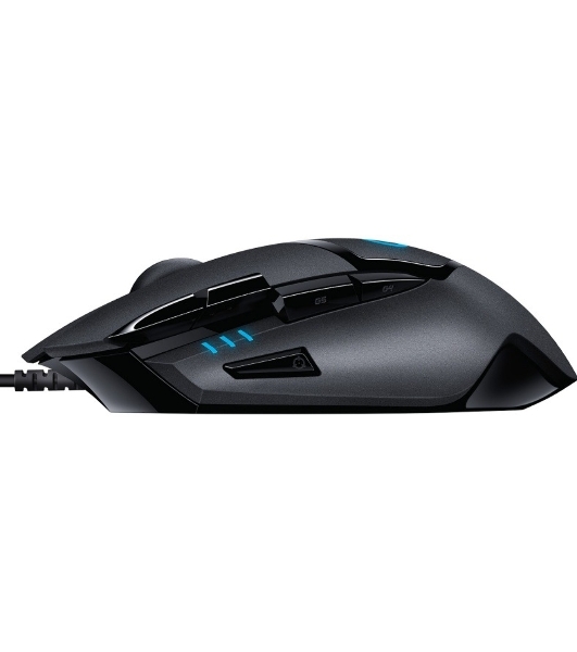 Мышь проводная Logitech G402 Hyperion Fury, черный, 4000 dpi, USB, кнопки - 8