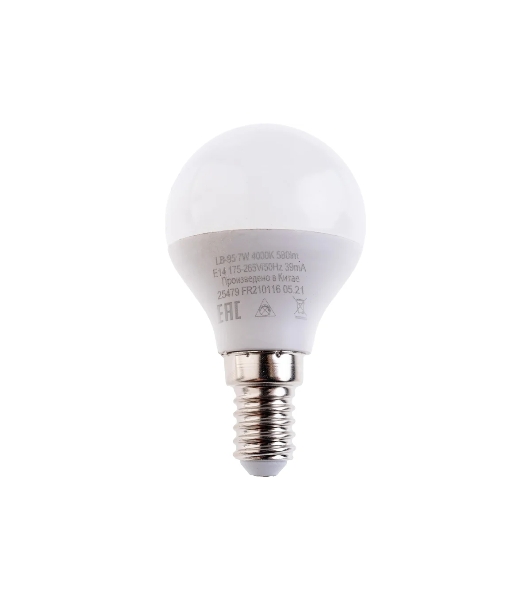 Лампа светодиодная Feron LB-95 7W 230V E14 4000K G45