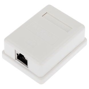 Рoзетка компьютерная внешняя Rexant 1-порт RJ-45 (8P8C), FTP экранированная, категория 6