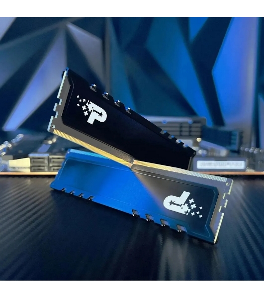 Оперативная память Patriot Signature Premium, DDR5, 32Gb (2x16 Gb), 5600 MHz, CL46, DIMM, радиатор, черный