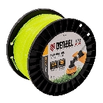 Леска для триммера Denzel зубчатый квадрат, 2,4мм х 172м, на DIN катушке FLEX CORD, фото2