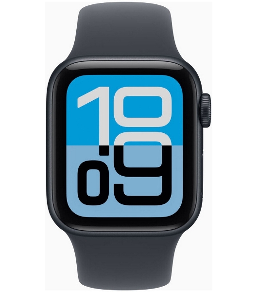 Умные часы Apple Watch SE 3 2025 A3324, 1.57' OLED, Wi‑Fi, Bluetooth 5.3, защита от воды, черный