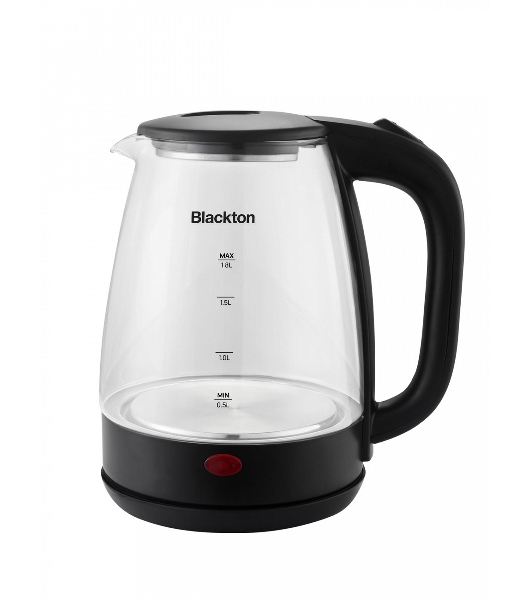 Электрочайник Blackton Bt KT100G черный, 1.7 л, 1500 Вт, скрытый нагревательный элемент