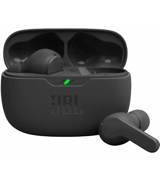 Наушники TWS JBL Wave Beam черный, внутриканальные, Bluetooth, быстрая зарядка, до 8 ч