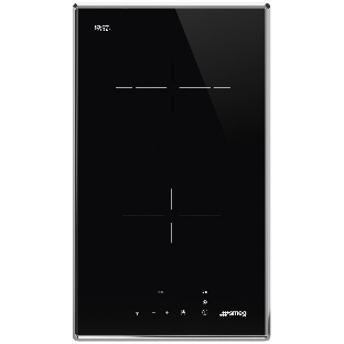 Электрическая домино SMEG SE232TX1 Cтеклокерамическая варочная панель, 30 см, прямой край в рамке из нержавеющей стали