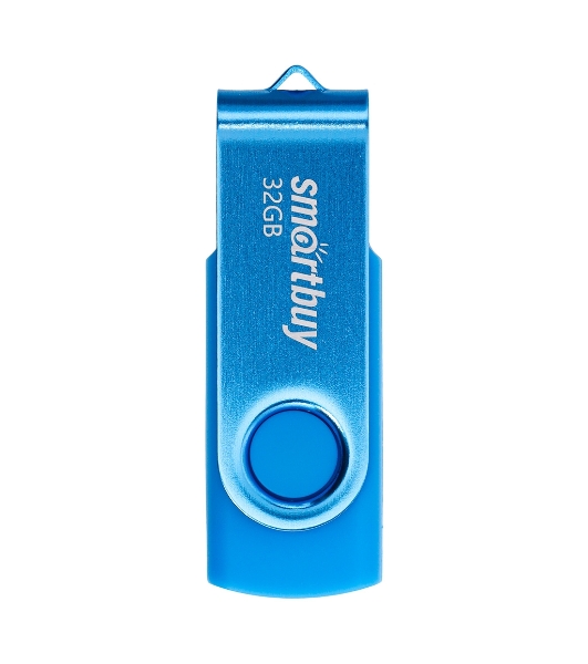Флешка USB Smartbuy Twist Blue (SB032Gb2TWB), 32Gb, USB 2.0, R/W 15/12, синий