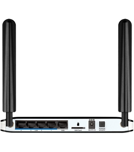 Роутер Wireless N300 LTE Router with 1 USIM/SIM Slot, 1 10/100Base-TX WAN port, 4 10/100Base-TX LAN ports. 802.11b/g/n compatible, 802.11n up to 300Mbps,1 10/100Base-TX WAN port, 4 10/100Base-TX LAN ports, NAT, DHCP server/relay