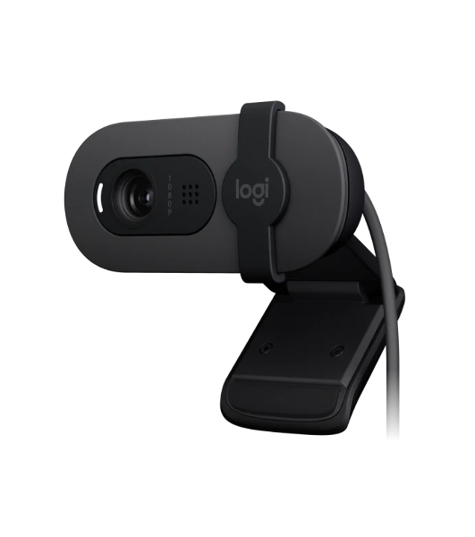 Веб-камера Logitech Webcam Brio 100, 1920x1080, GRAPHITE, защитная шторка
