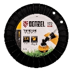 Леска для триммера Denzel зубчатый квадрат, 2,4мм х 172м, на DIN катушке FLEX CORD, фото3