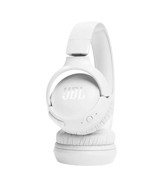 Беспроводные наушники JBL Tune 520BT белый, накладные, Bluetooth, быстрая зарядка, складная конструкция