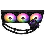 Водяное охлаждение для процессора Thermalright Frozen Warframe Pro 360 черный ARGb (360мм, черный, ARGb/Fans: 3x120мм, 70.84CFM, 29.8dBA, 2000RPM/Pump height 60мм, 23dBA, 3000RPM, Rad thickness 27mm/S: 1200, 1700, 1851, 2011, 2066, 115X, AM4, AM5), фото5