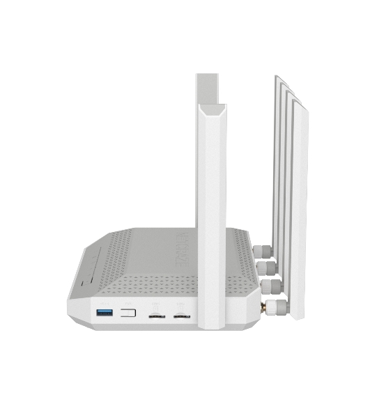 Мультигигабитный интернет-центр Netcraze Hero 5G (NC-4110) с модемом 5G, двумя слотами для SIM-карт, Mesh Wi-Fi 6 AX3000, Smart-коммутатором 1×2.5G и 4×1G, многофункциональными портами USB 3.0 и 2.0
