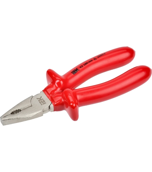 Пассатижи IEK ARMA2L 3 (A2L3-PL20-K2-180) диэлектрические Profi 180 мм 1000В