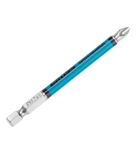 Бита Gross PH2х90 мм, сталь S2, кругл., 10 шт.