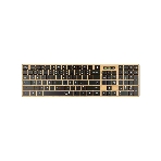 Клавиатура Genius Slimstar 7250BT гибридная, Bluetooth, радиоканал, сосновое дерево/чёрный, фото 1