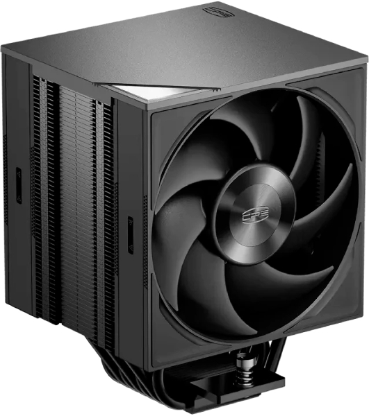 Кулер для процессора PCCooler RZ700D BK (270W, 4-pin PWM, 159.5mm, Al/Cu, 7x6mm, 2x120mm, 79.8CFM, 35.9dBA, 2400RPM, S: 1851/1700/1200/115X, AM5/AM4, black)