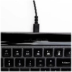 Клавиатура JLab Epic Keyboard гибридная, USB Type-A, Bluetooth, радиоканал, серый, фото2