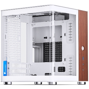Компьютерный корпус без блока питания Case JONSBO TK-0 белый, Desktop SFF, TG, no fan, 1xUSB-A 3.2 + 1xUSB-C 3.2, SFX PSU Support, mITX белый