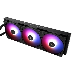 Водяное охлаждение для процессора Thermalright Frozen Warframe Pro 360 черный ARGb (360мм, черный, ARGb/Fans: 3x120мм, 70.84CFM, 29.8dBA, 2000RPM/Pump height 60мм, 23dBA, 3000RPM, Rad thickness 27mm/S: 1200, 1700, 1851, 2011, 2066, 115X, AM4, AM5), фото6