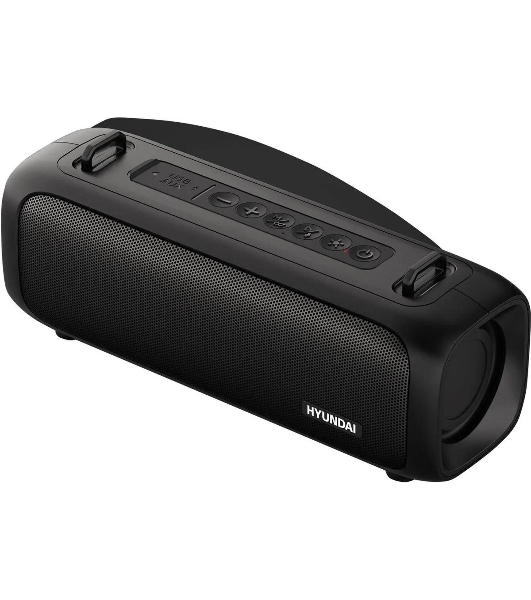 Колонка портативная Hyundai H-PS1020 черный 16W 2.0 BT 10м 1500mAh